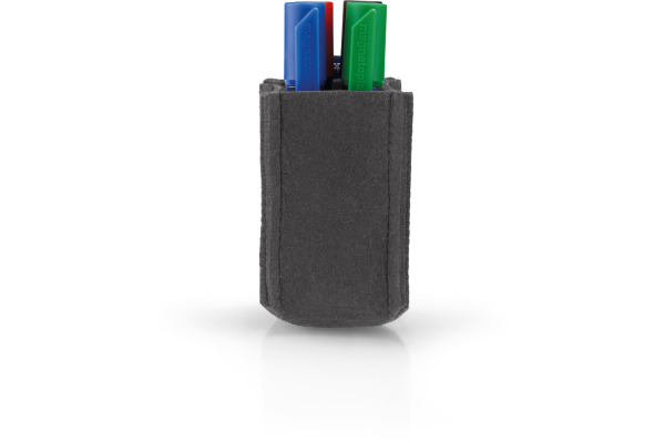MAGNETOP. Stiftehalter magnetoTray S 1227601 grau, Filz recyceled