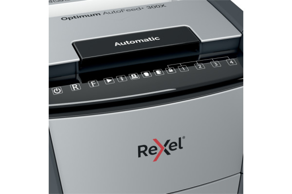REXEL Aktenvernichter Optimum AF+ 2020300XC 300X, P-4, 60lt