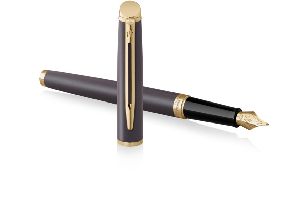 WATERMAN Füllfederhalter Hémisphère M 2217940 Understated Ed. Metal Black