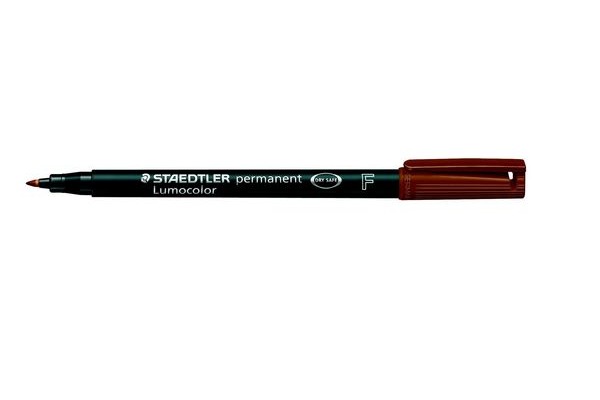 STAEDTLER Lumocolor permanent F 318-7 braun