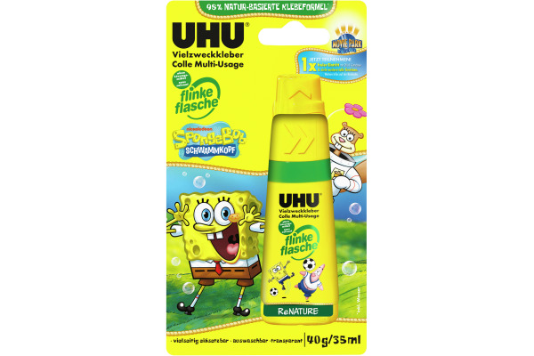 UHU Flinke Flasche ReNature 40g 305708 Spongebob