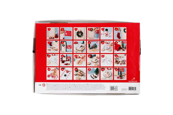 CREATIVCO Materialset Wichteltür 1235975 24 Adventszenen