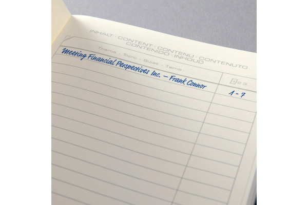 CONCEPTUM Notizbuch A6 CO132 schwarz, liniert 97 Blatt