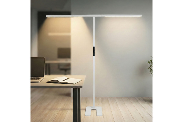 LUXULA Stehleuchte Slim Line Duo LX700133 weiss, dimmbar