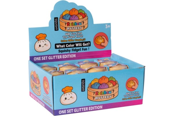 ROOST Quetschi Dumpling Mystery 10cm 1000-2588 Glitter Edition, assortiert