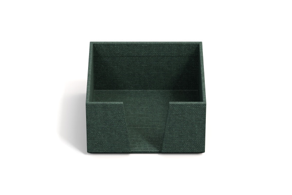 BIGSO BOX Zettelkasten James 110x110mm 2711C5901 Leinen, dunkelgrün