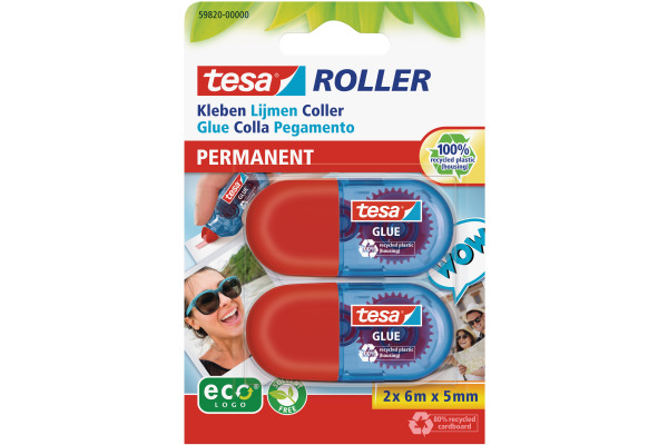 TESA Mini Kleberoller 6mx5mm 598200000 ecoLogo perm. Blister