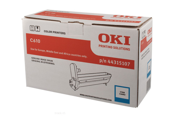 OKI Drum cyan 44315107 C610 20'000 Seiten