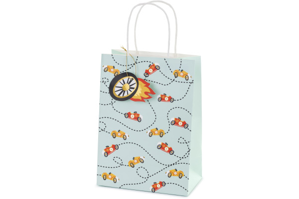 PARTYDECO Geschenktasche 18x10.5x25cm TNP31 Autos