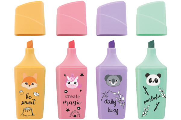 EBERHARD Leuchtstift Mini 2-5mm 551415 Animal 4 Stück