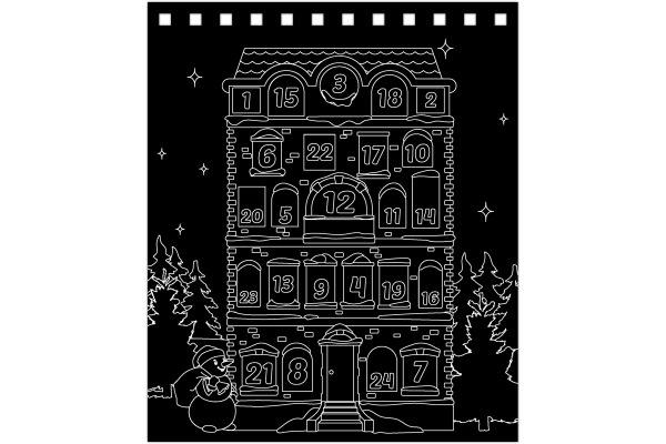 URSUS Kratzel-Adventskalender 24890000F