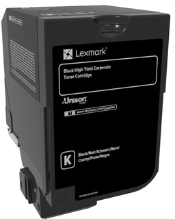 LEXMARK Toner Corp. schwarz CS72x/ LEXMARK Color-Toner