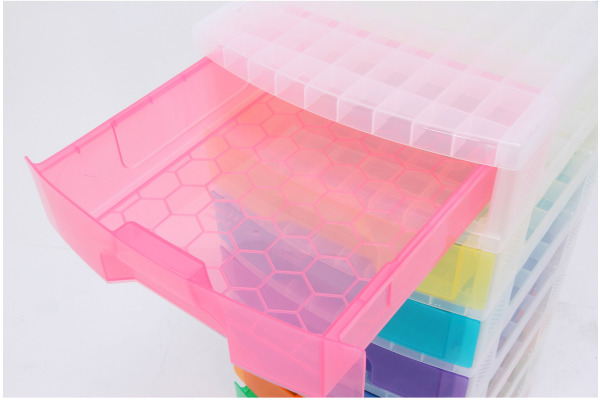 USEFULBOX Schubladenbox 8 Schubladen 68514300 transp./bunt 42x39.5x89cm