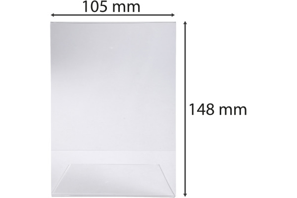 EXACOMPTA Tischaufsteller A6 86058D transparent hoch/quer