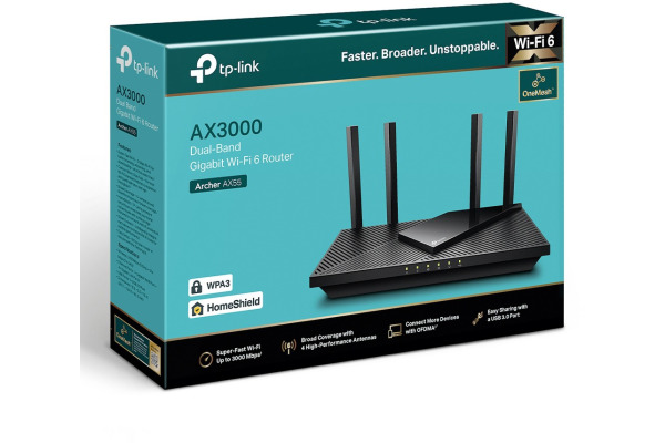 TP-LINK AX3000 Dual-Band Wi-Fi 6 ARCHERAX5 Router