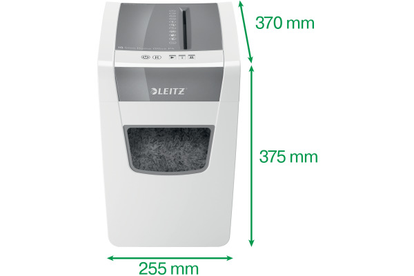 LEITZ Aktenvernichter IQ 80010000 Home Office Slim, P-4, 23lt