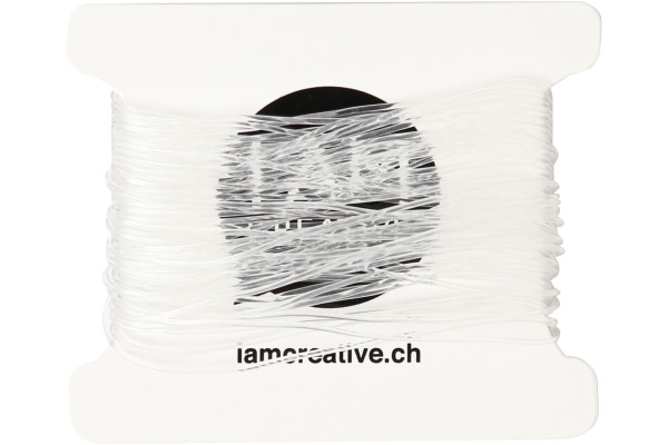 I AM CREA Schmuckband, elastisch 1mmx10m 4703.22 transparent