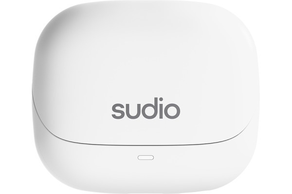 SUDIO Noise Cancelling Earbuds C8WHT C8, White, Wireless