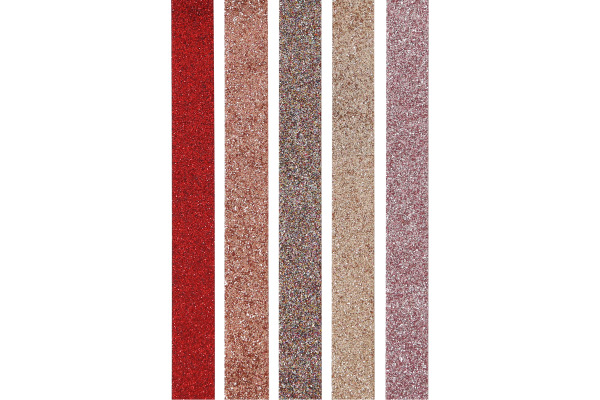 I AM CREA Washi Tape Set 15mmx3m 4085.1 Glitter 5 Stück