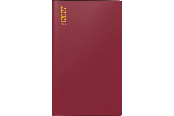 RIDOIDE M-Planer deutsch 2027 704689229 1M/2S bordeaux DE 8.7x15.3cm