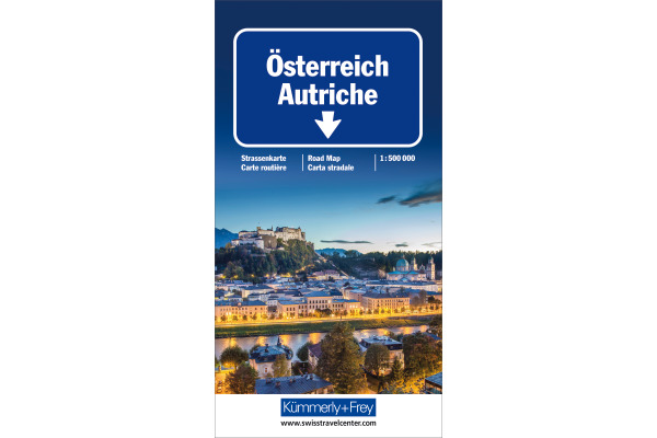 KÜMMERLY Strassenkarte 325901115 Österreich 1:500'000