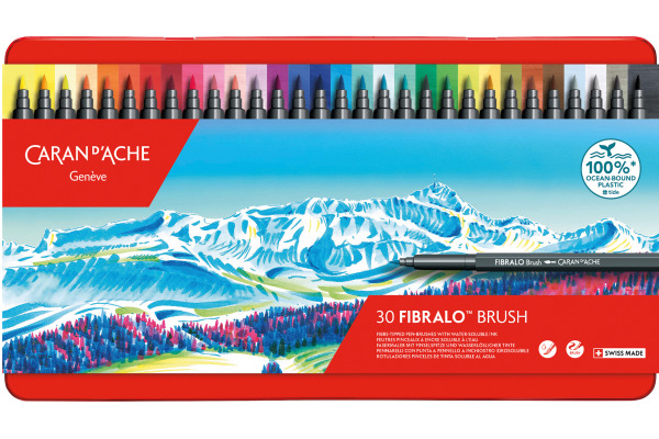 CARAN D'A Classic Fibralo Brush 0.5-5mm 186.330 assortiert 30 Stück