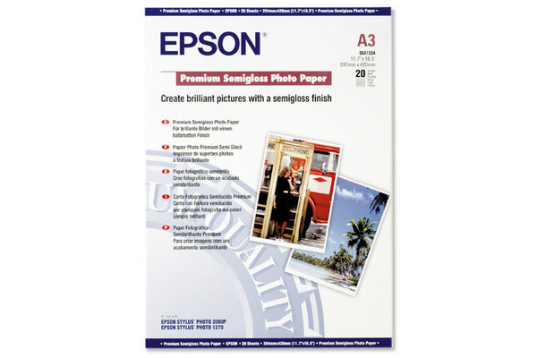 EPSON Premium Semigl. Photo Paper A3 S041334 InkJet 251g 20 Blatt