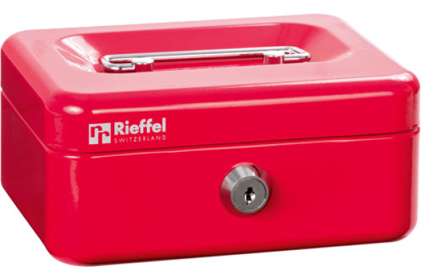 RIEFFEL Geldkassette KIKA A15472 12,5x6x9,5cm rot
