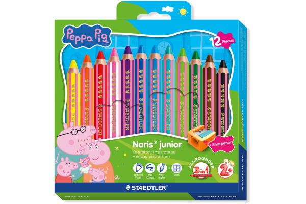 STAEDTLER Farbstifte Noris Peppa Pig 140C12L1 assortiert 12 Stück