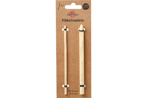 I AM CREA Häkelnadel Set 6201.11 10 & 5 mm 2 Stück