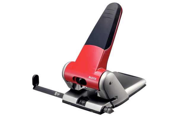 LEITZ Registraturlocher 6.3mm 51800025 rot 65 Blatt