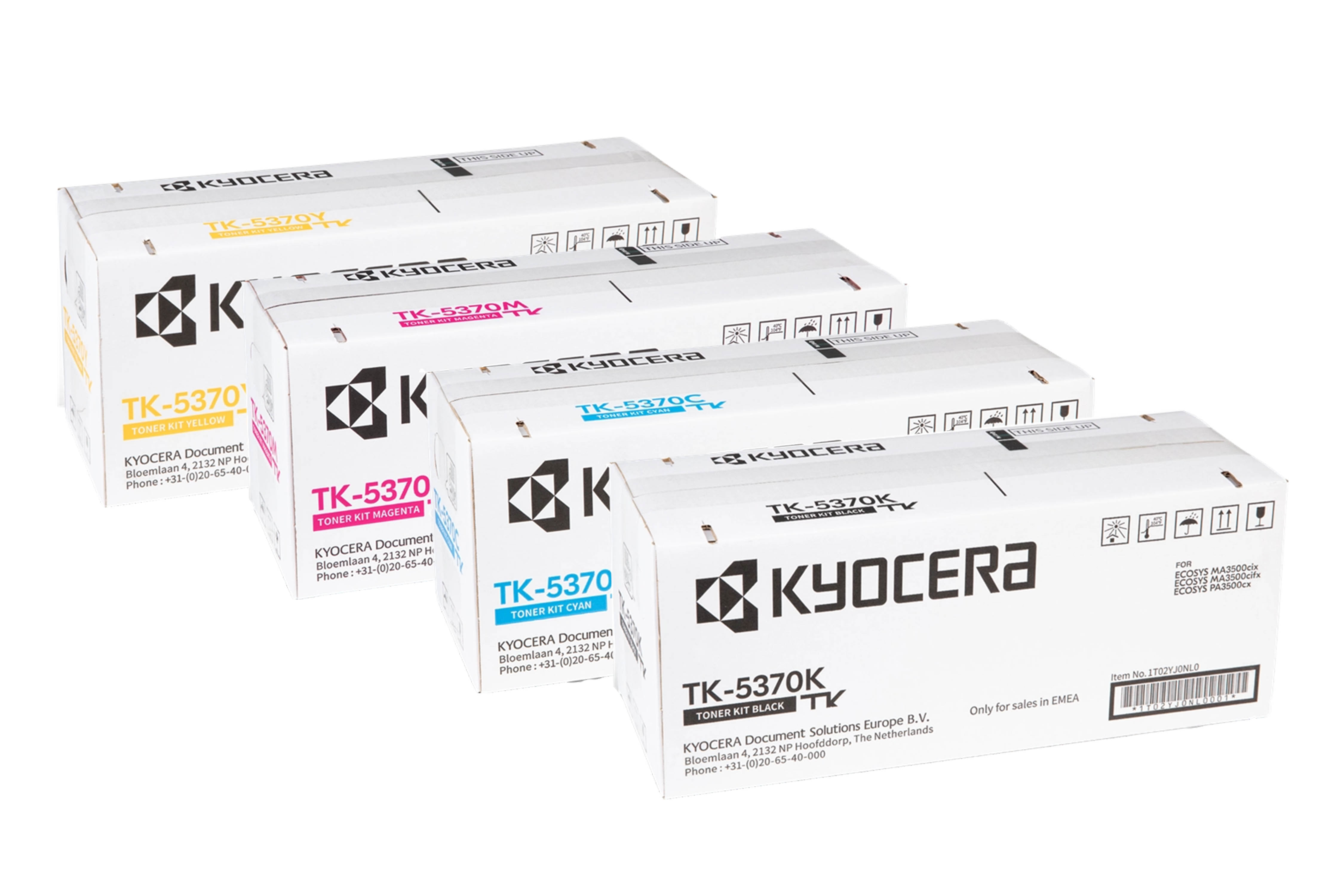Original KYOCERA TK-5370 SET Multipack / Set mit allen vier Farben