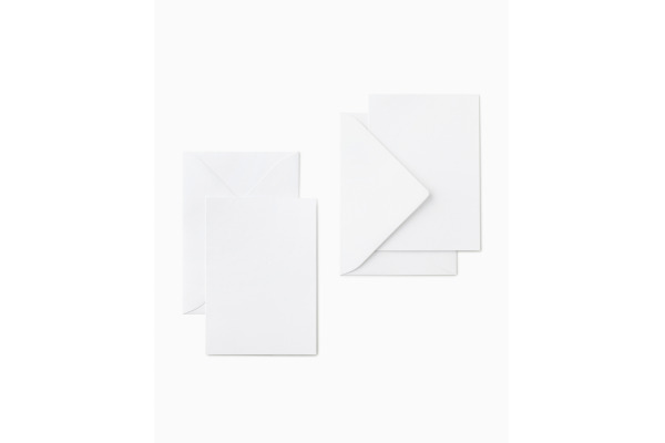 FOLIA Klappkarten A6 150500 220g, weiss 5 Stück