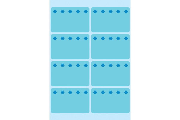 HERMA Tiefkühletiketten 26x40mm 3773 blau 48 Stück