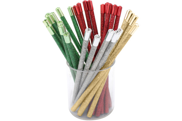 ROOST Bleistift Crystal Glitter TSKY-P03 farbig assortiert