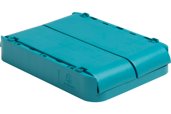 EXACOMPTA Klappbox Skandi A6+ 27034D Mini pazifikblau 185x35x135mm