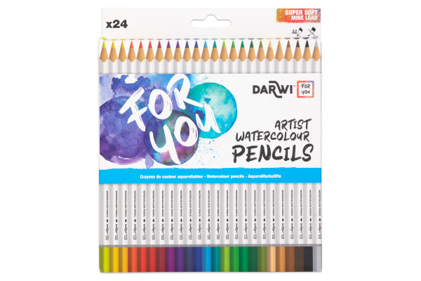 DARWI FY Aquarellfarbstifte DF2200024 24 Stück