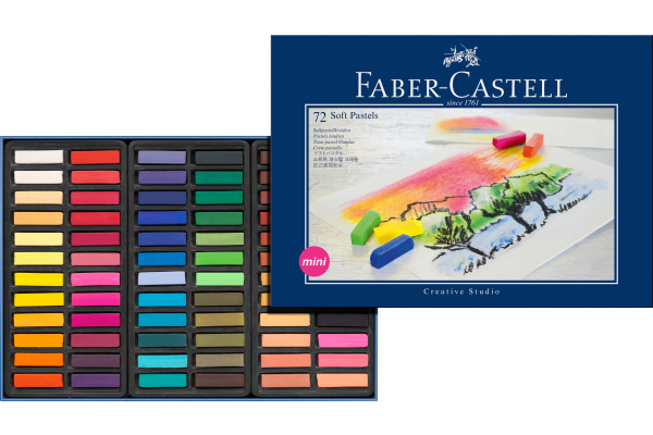 FABER-CA. Softpastellkreiden Mini 128272 72er Kartonetui