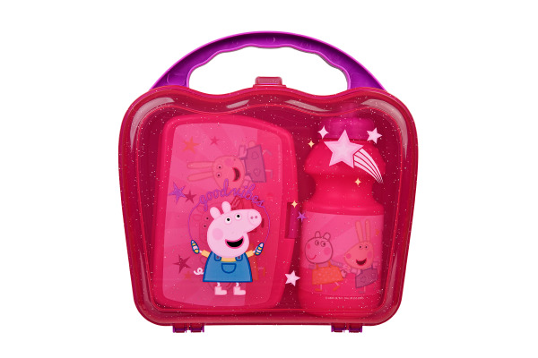 UNDERCOV Koffer inkl. Flasche und Box PIGP9860 Peppa Pig