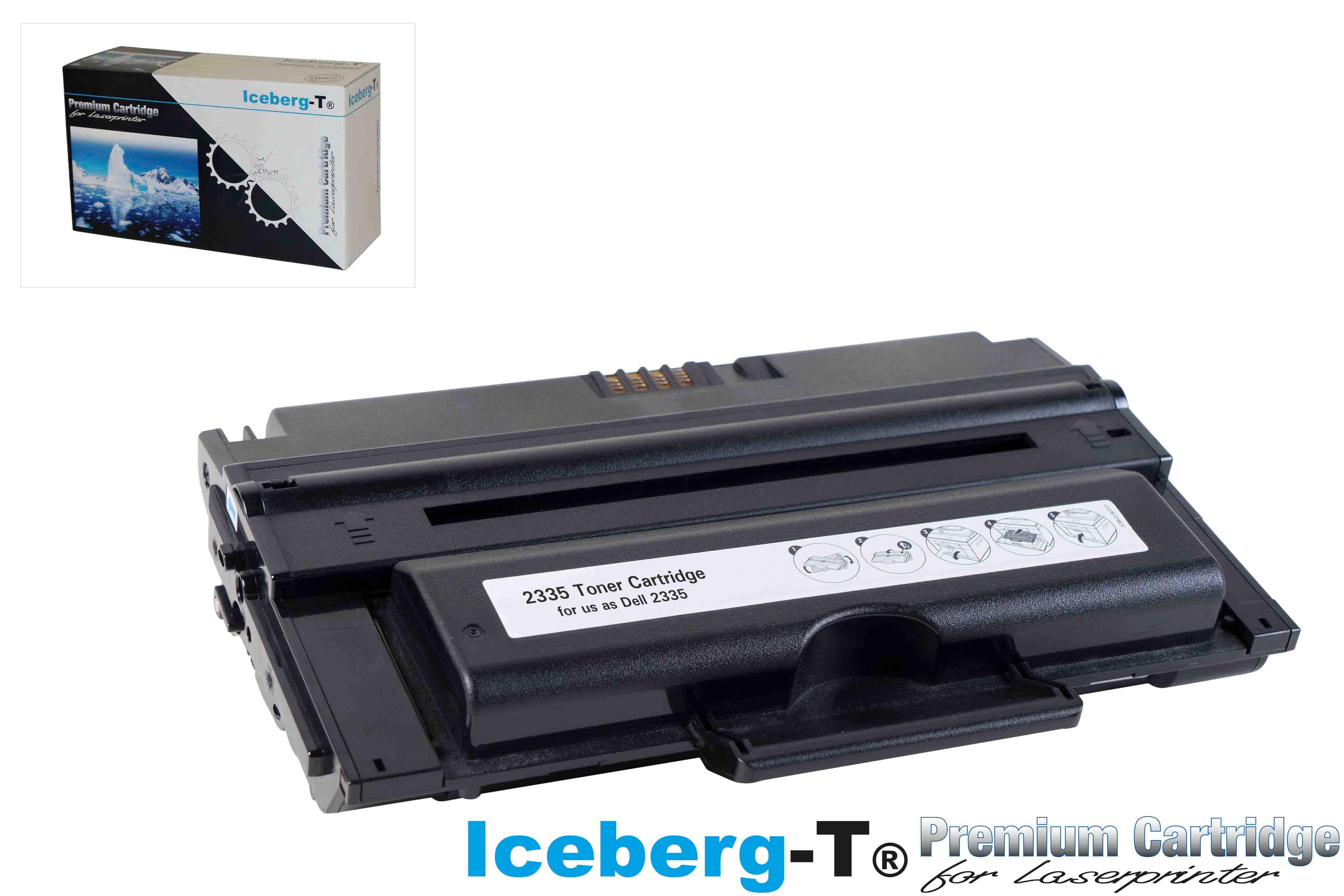 Iceberg-T Toner Dell 2335 6'000 Seiten, schwarz