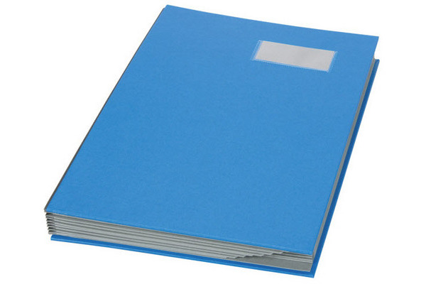 BIELLA Unterschriftenmappe A4 34141005U blau 10-teilig