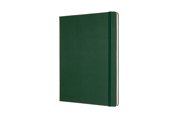MOLESKINE Notizbuch Classic HC XL 647629124 grün, kariert 5mm 192 Blatt