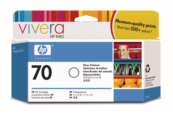 HP Tintenpatrone 70 gloss enhan. C9459A DesignJet Z3100/3200 130ml