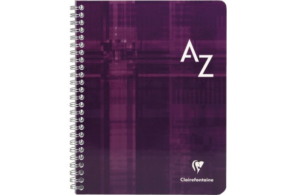 CLAIREFON Adressbuch Index A5 8949C ass., kariert, 5mm 50 Blatt