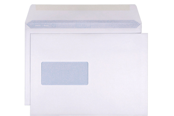 METTLER Couvert Fenster links B5 8095 100g, gummiert 500 Stk.