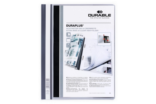 DURABLE Angebotshefter DURAPLUS 257910 für 100 Blatt A4 grau