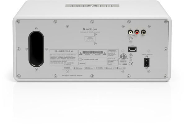 AUDIO PRO Speaker Drumfire D-2 W 15331 White