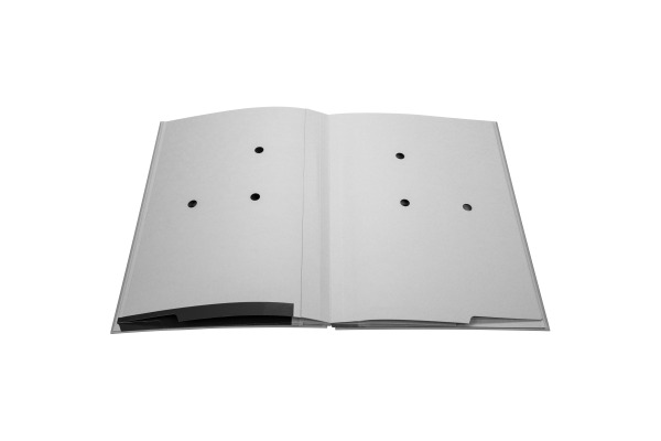 BIELLA Unterschriftenmappe A4 34141027U dunkelgrau 10-teilig
