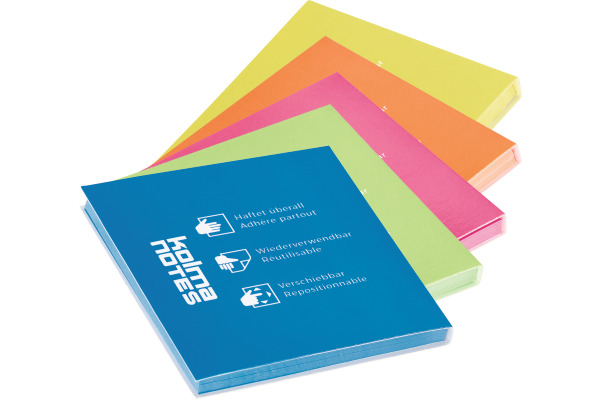 KOLMA kolma NOTES 76x76mm 13.009.19 10x100 Blatt ass.