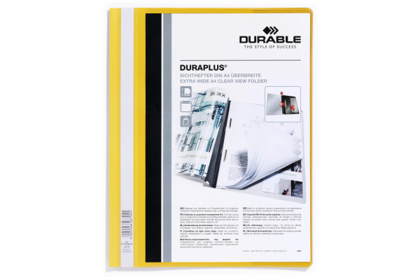 DURABLE Angebotshefter DURAPLUS 257904 für 100 Blatt A4 gelb